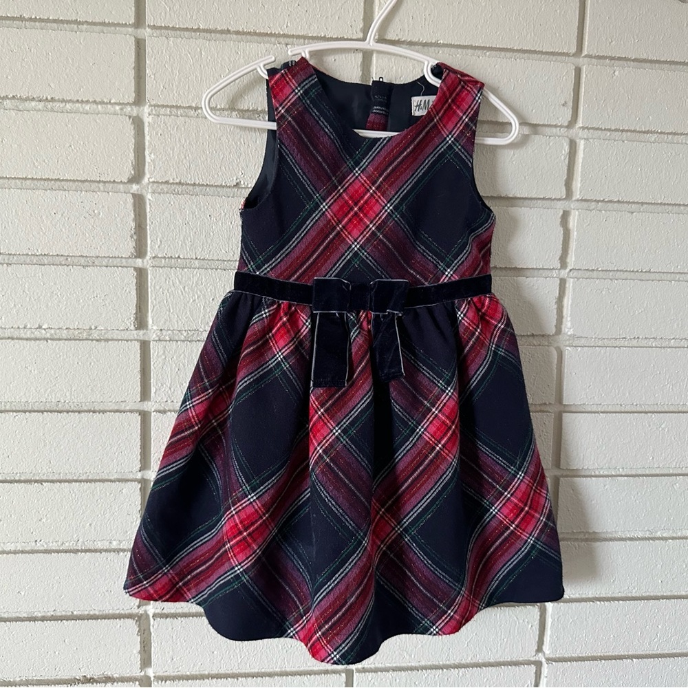H&M plaid dress